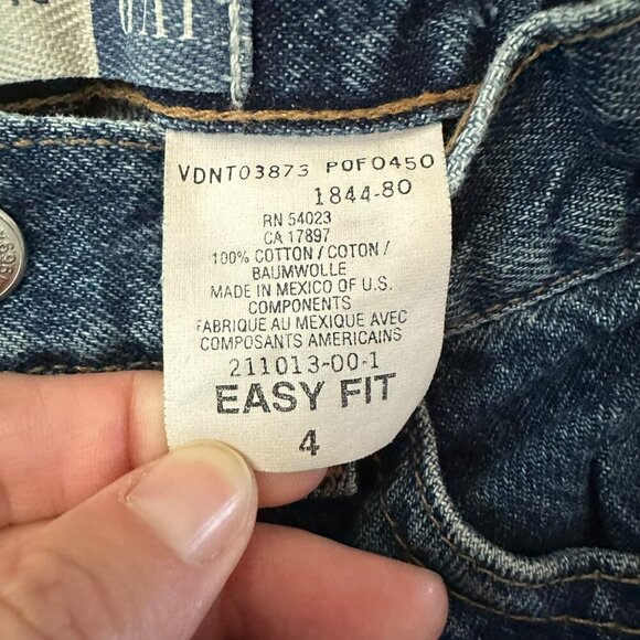 Gap Kids Easy Fit Blue Denim Jeans - Size 4 - Picture 2 of 5
